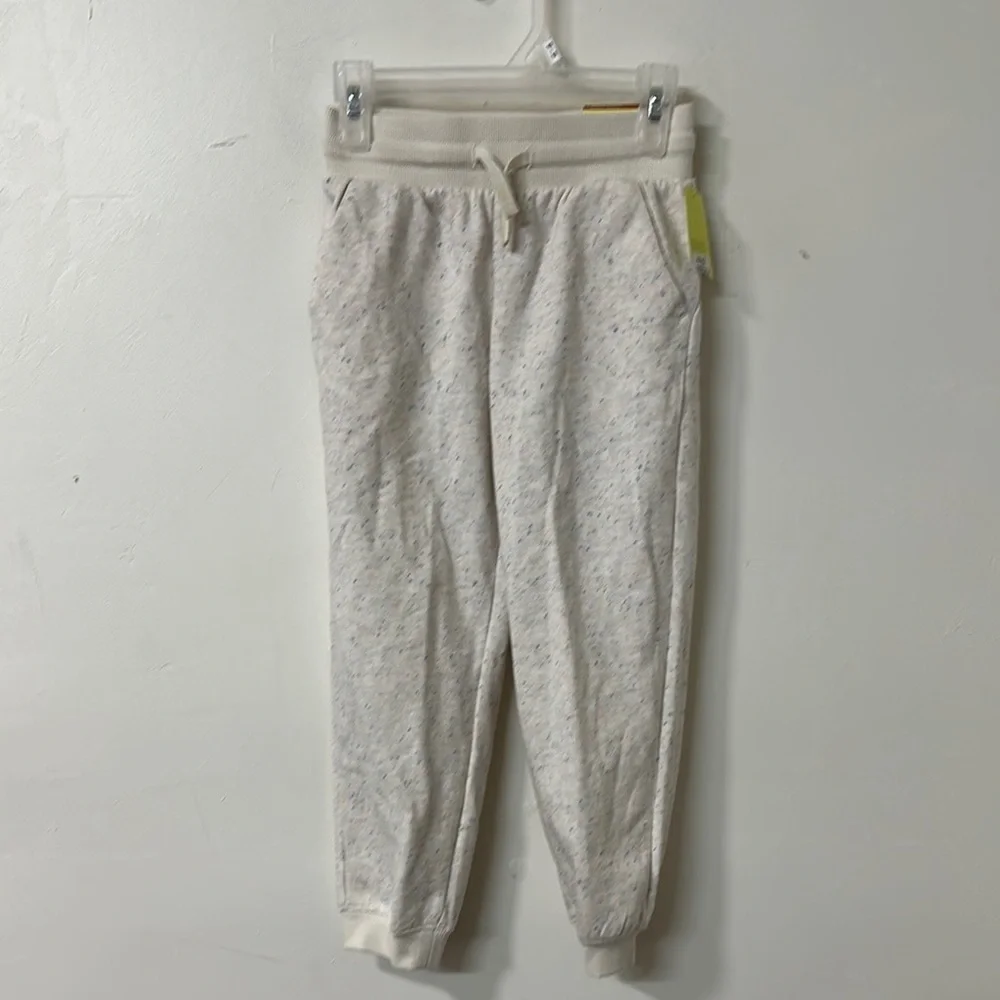 All in Motion Cream Jogger Sweatpants Elastic Waist